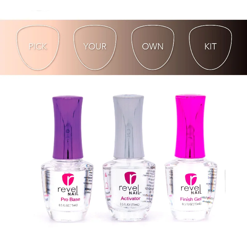 Iridescent nail varnish-Bare With Me Kit | Four Color Starter Kit