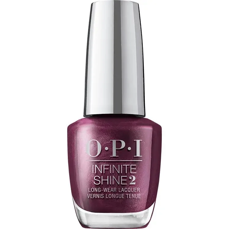 Breathable nail polish top coat-OPI Infinite Shine Dressed To The Wines