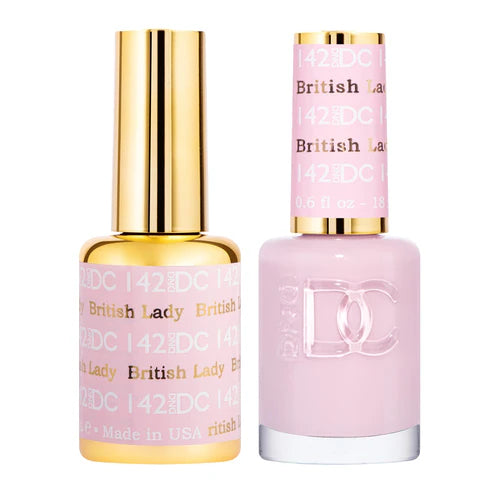 Soft nail gel finish-DND DC Duo - British Lady - 142