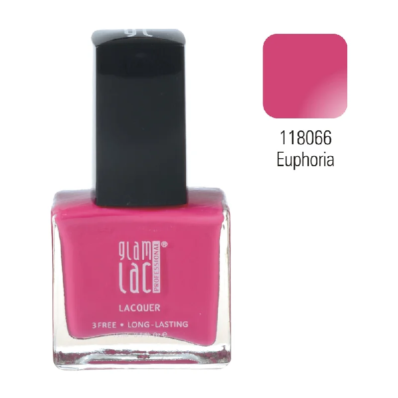 High-shine nail sealant-GlamLac gel effect nail lacquer polish 15 ml, 118066 EUPHORIA