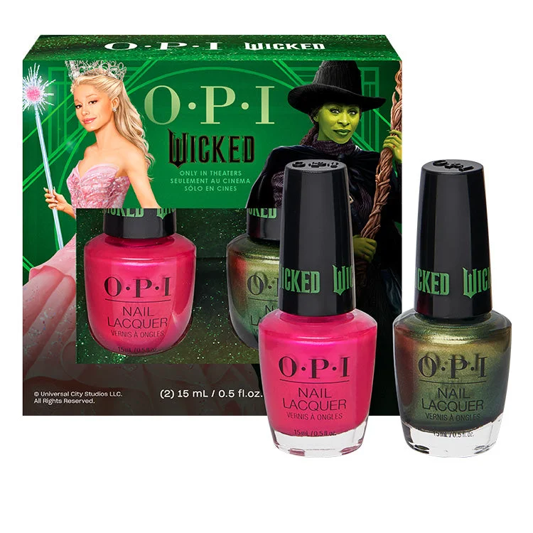 Shimmery nail art decals-OPI Nail Lacquer Wicked Collection - Duo Pack