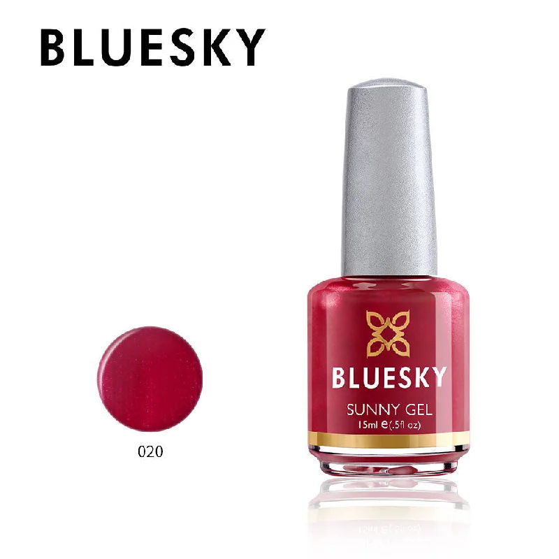 Matte nail gel finish-Bluesky Sunny Gel 15ml nail polish 020 DALLAS