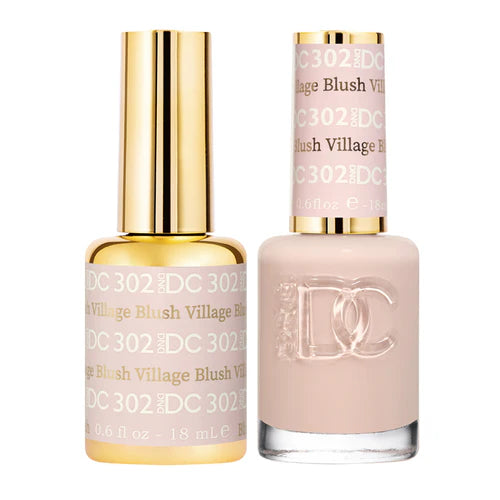 Non-toxic nail wipes-DND DC Duo - Blush Village - 302