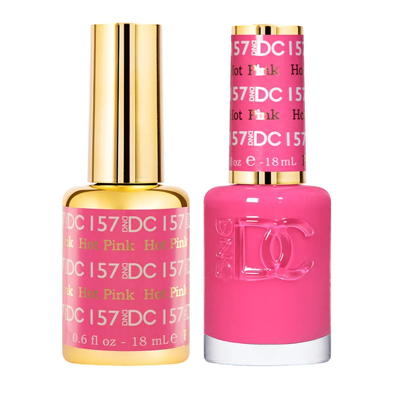 Fast-dry nail gloss-DND DC Duo - Hot Pink - 157