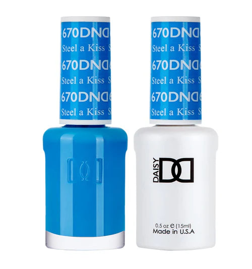 Breathable nail gel sealant-DND Duo - Steel a Kiss - 670