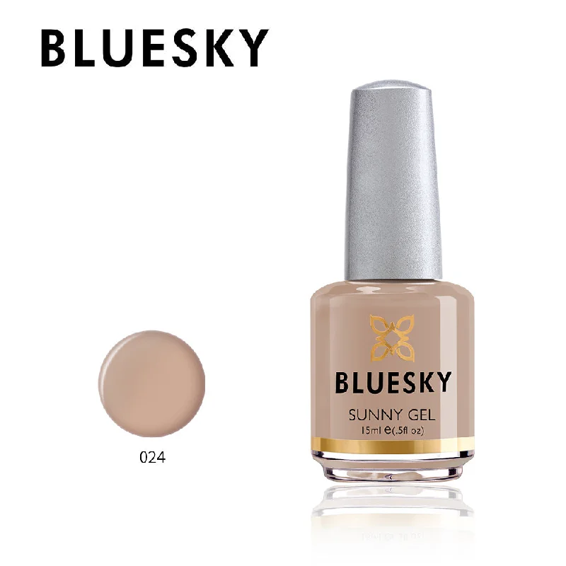 Anti-yellow nail top coat-Bluesky Sunny Gel 15ml nail polish 024 SUMMER CHOCOLATE