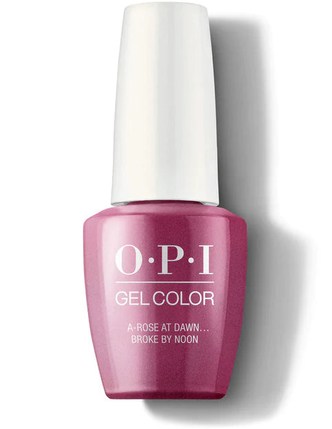 Neon nail polish shades-OPI Gel Polish - Arose At Dawn… Broke By Noon V11