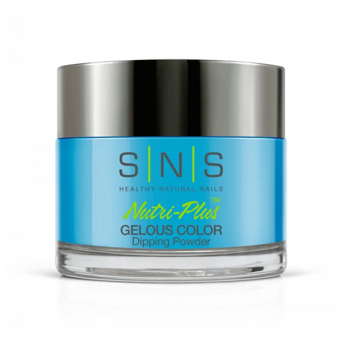 Professional nail acrylic-SNS Dip Powder LG04 Blue Curacao