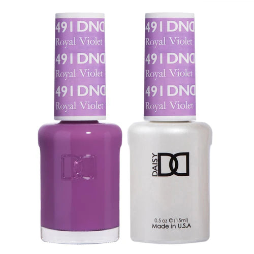 Crystal nail art designs-DND Duo - Royal Violet - 491