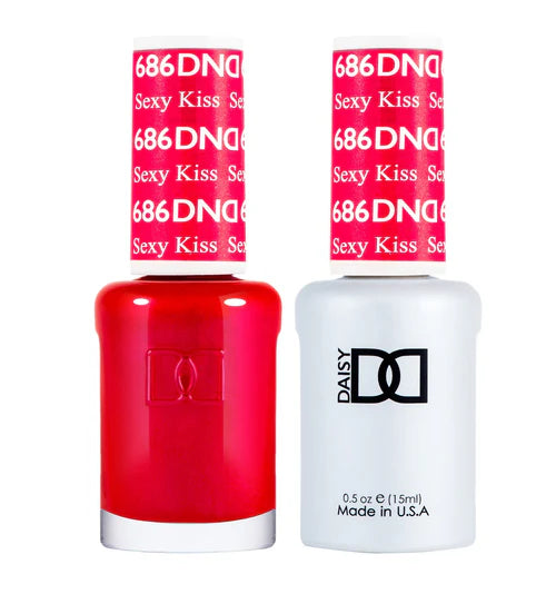 Shiny nail gel top coat-DND Duo - Sexy Kiss - 686