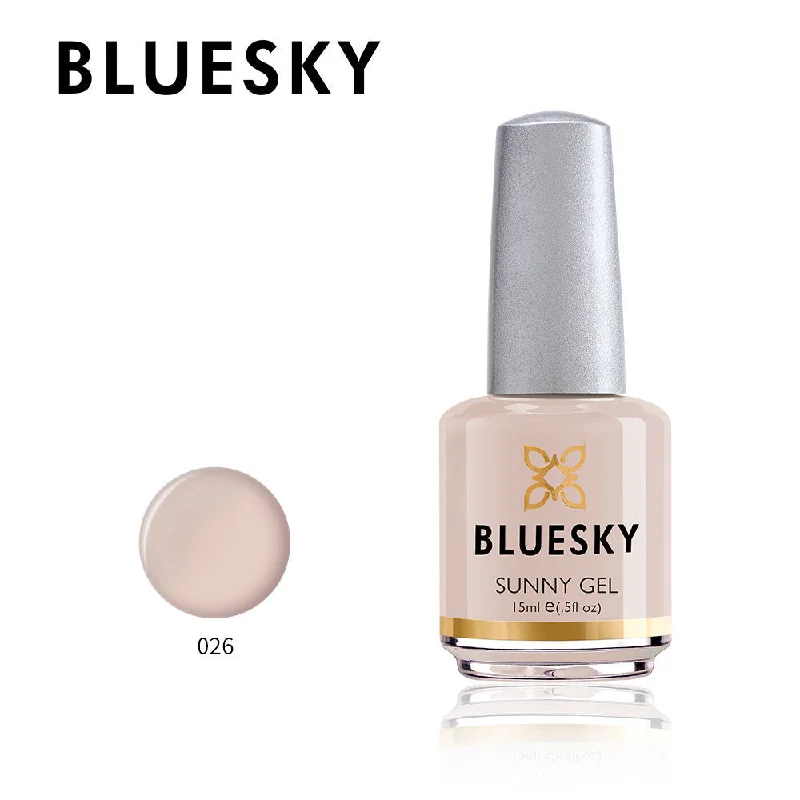 Hydrating nail balm-Bluesky Sunny Gel 15ml nail polish 026 BEIGE GREY