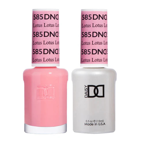 Smooth nail polish finish-DND Duo - Lotus - 585