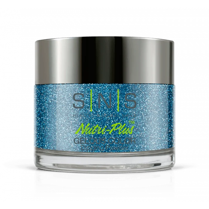 Smooth nail gel sealant-SNS Dip Powder AN13 Frosty Blue Star