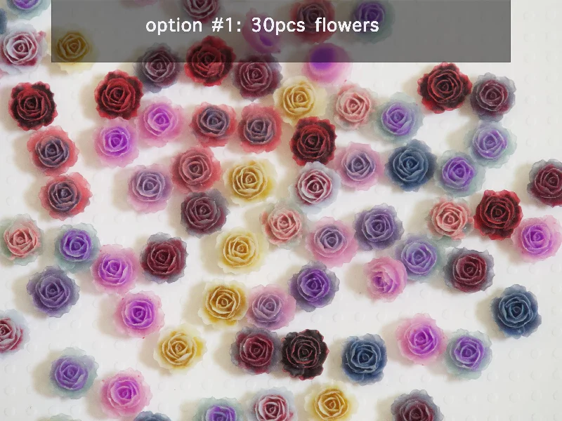 #1 30pcs flowers