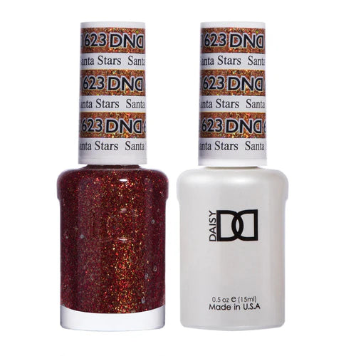 Organic cuticle oil-DND Duo - Santa Stars - 623