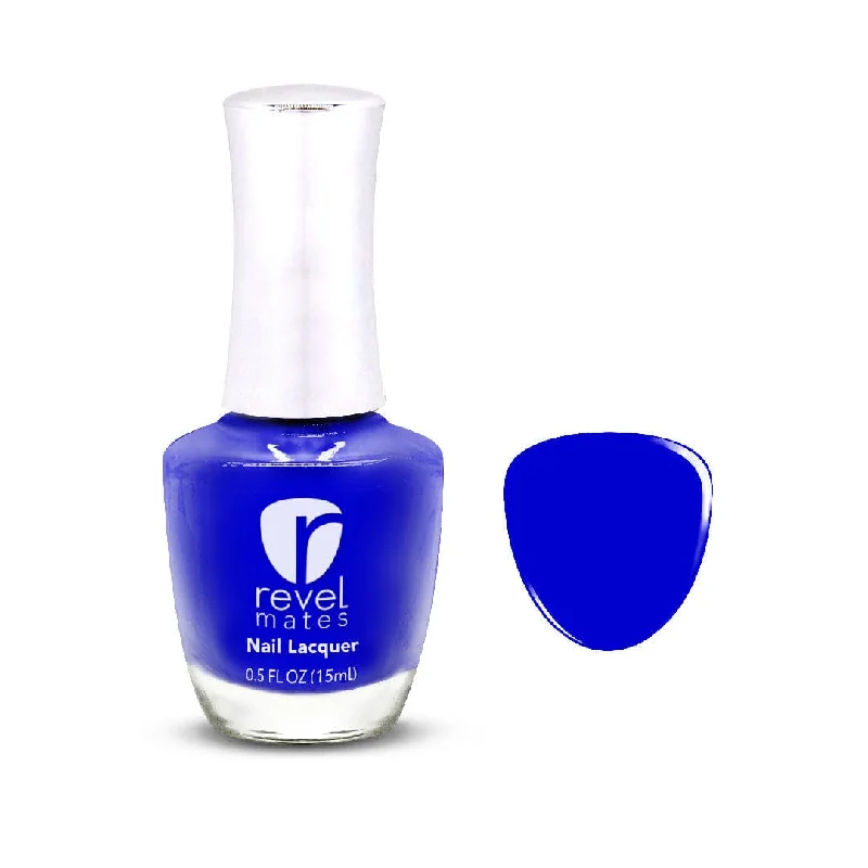 Soft nail gel top coat-P394 Bombshell Blue Crème Nail Polish