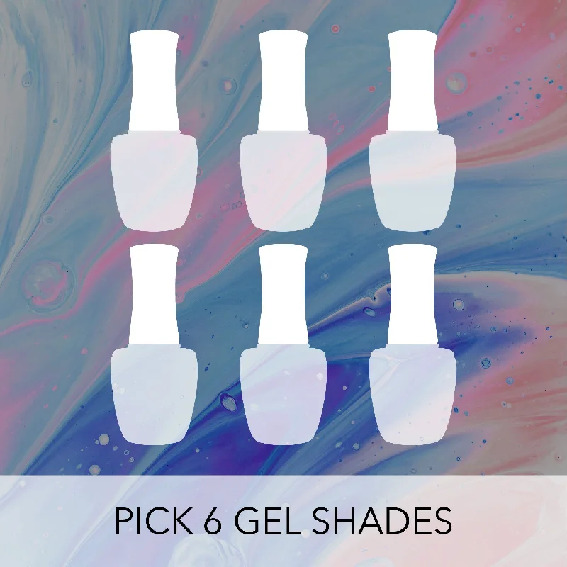 Strengthening nail polish-Build Your Own Gel Polish 6 Pack