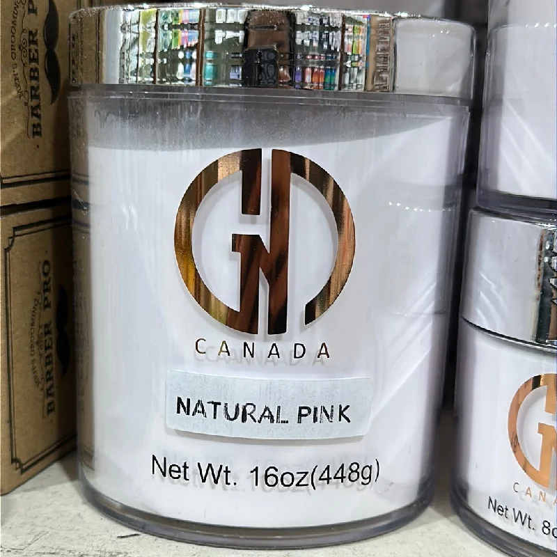 Travel-size nail organizer-GND POWDER  NATURAL PINK  16 OZ