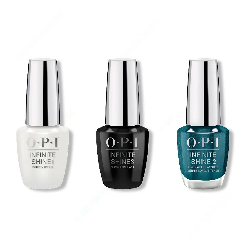 Pastel nail gel shades-OPI - Infinite Shine Combo - Base, Top & Let's Scrooge