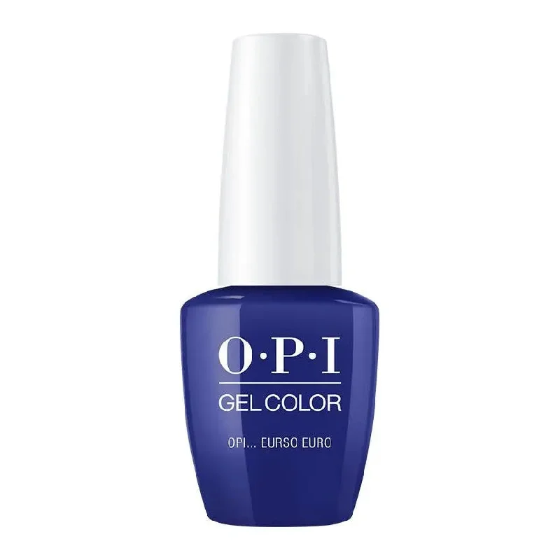 Matte nail polish overlay-OPI GelColor OPI...Eurso Euro