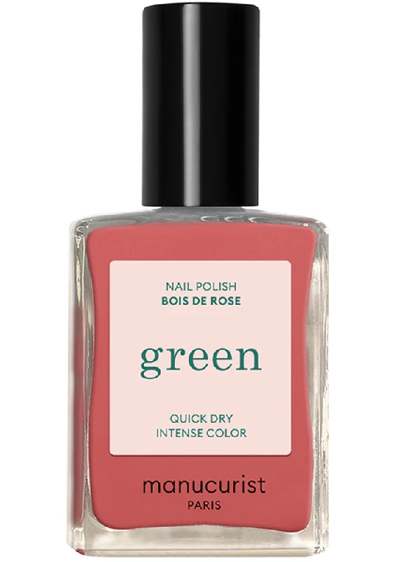 Salon-quality nail gel-Manucurist Green Nail Polish Bois de Rose