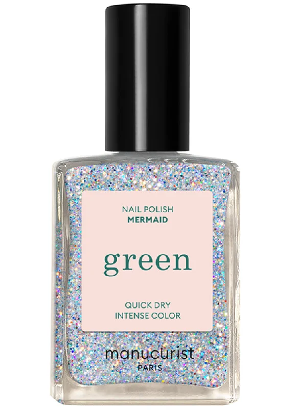 Gel nail polish starter packs-Manucurist Green Nail Polish Mermaid