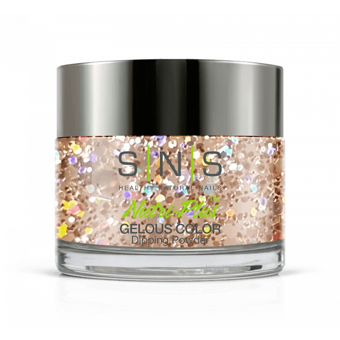 Smooth nail polish finish-SNS Dip Powder BP32 Crane’s Crown