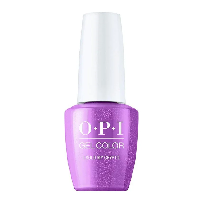 Travel-friendly nail rack-OPI GelColor Me Myself & OPI Collection I Sold My Crypto