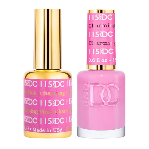 Organic nail gel polish-DND DC Duo - Charming Pink - 115