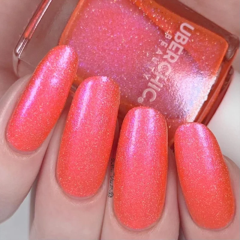 Quick-dry nail topper-UberChic Beauty - One In A Melon Nail Polish