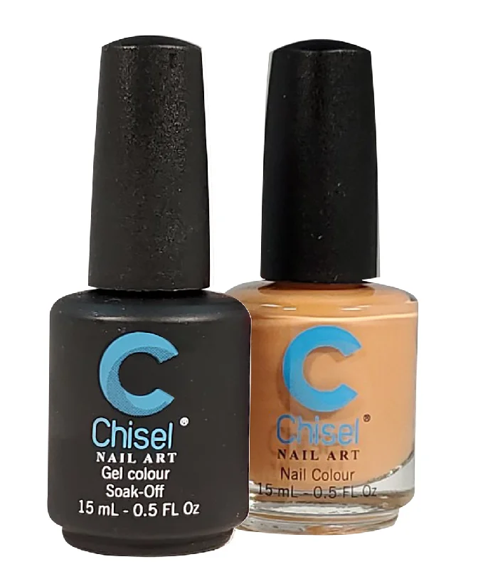 Neutral nail gel shades-CHISEL DUO GEL & LACQUER COMBO- 43