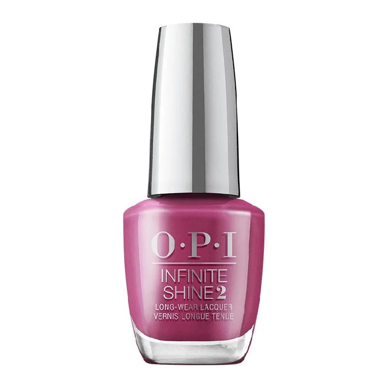 Matte nail gel finish-OPI Infinite Shine Jewel Be Bold Collection Feelin' Berry Glam