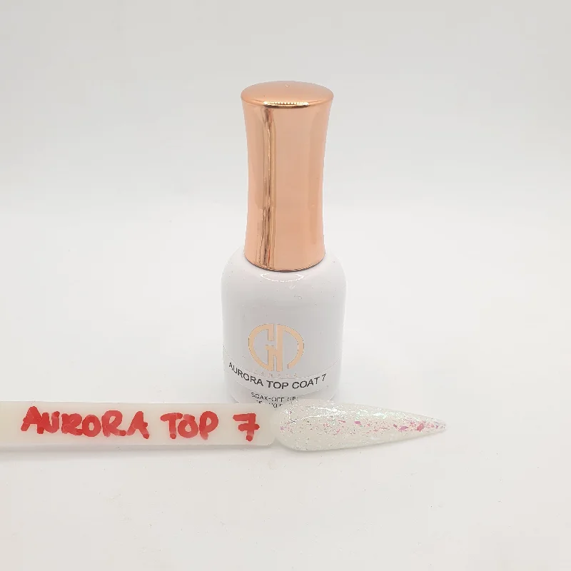 Beginner nail polish kits-GND Aurora Top Coat - 07