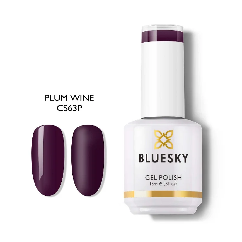 Pastel nail varnish tones-Pro | PLUM WINE | 15ml Gel Polish