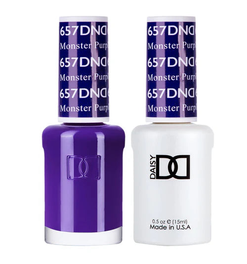 Fast-dry nail top coat-DND Duo - Monster Purple - 657