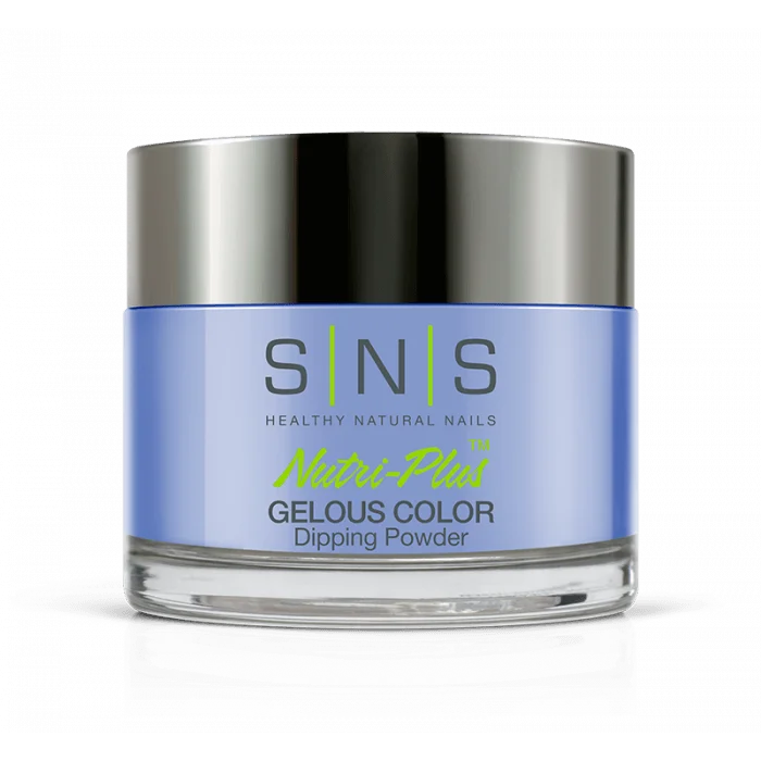 Glitter nail gel overlay-SNS Dip Powder BM16 Hyacinth