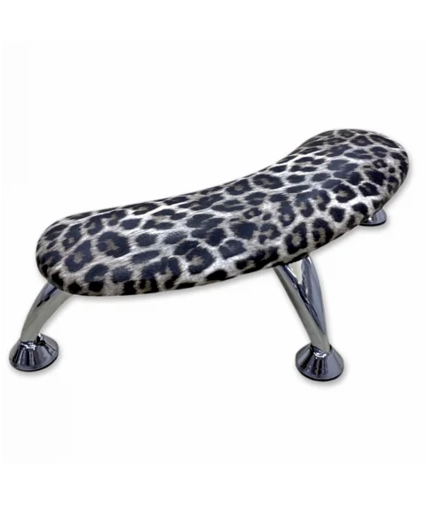 Fast-bond nail glue-Mack’s Oval Arm Rest with Legs - Leopard