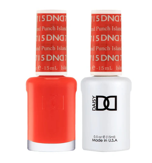 Glittery nail art decals-DND Duo - Island Punch - 715