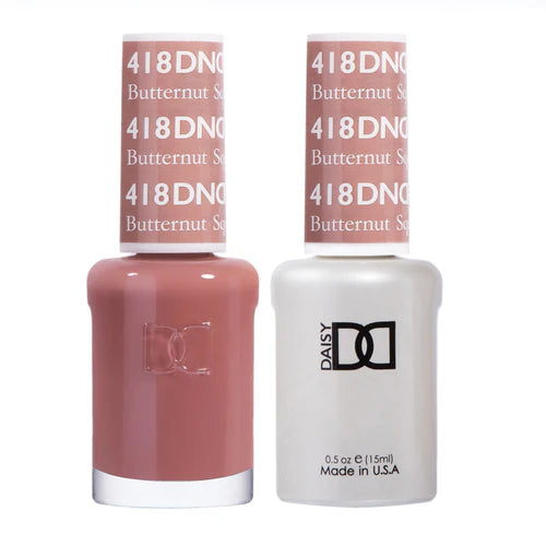 Sparkle nail polish for events-DND Duo - Butternut Squash - 418