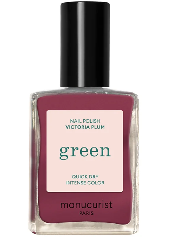 Travel-size nail organizer-Manucurist Green Nail Polish Victoria Plum