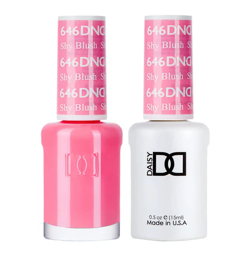 Smooth nail varnish top coat-DND Duo - Shy Blush - 646