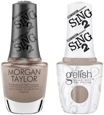 Breathable nail base coat-Gelish Morgan Taylor Duo Sing 2 All Eyes On Meena