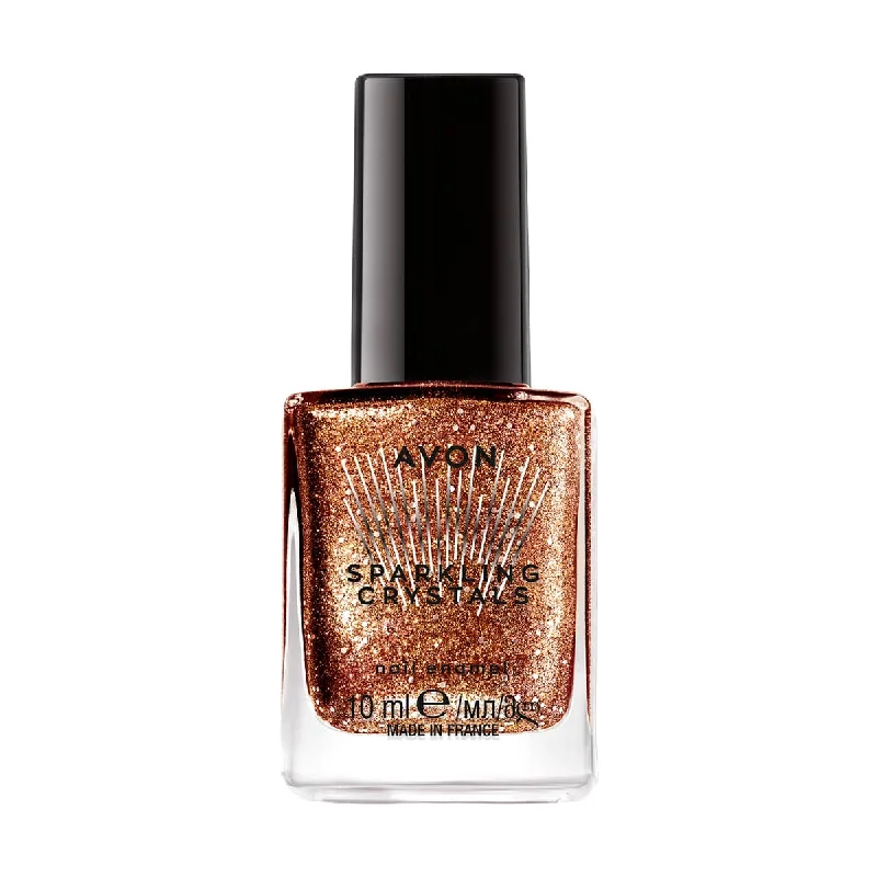 Glitter nail gel overlay-Avon Sparkling Crystal Nail Enamel