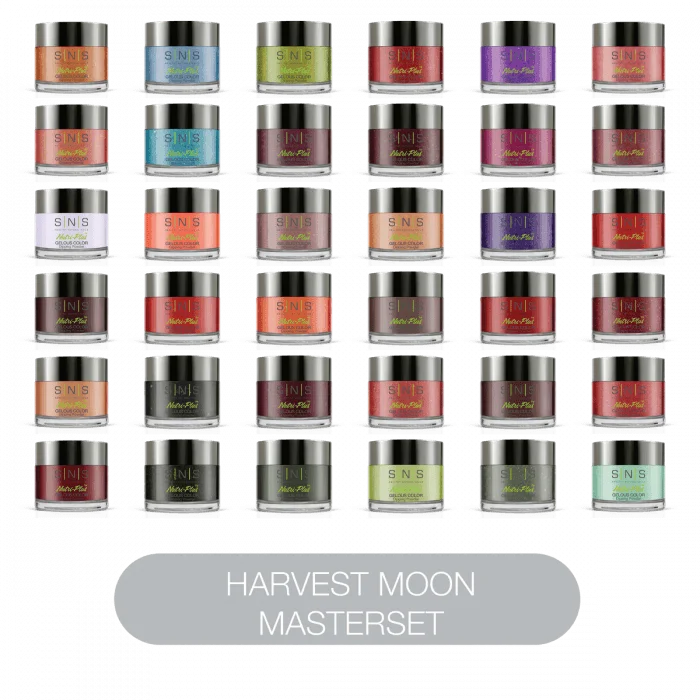 Shimmery nail art toppers-SNS Dip Powder Harvest Moon Master Set