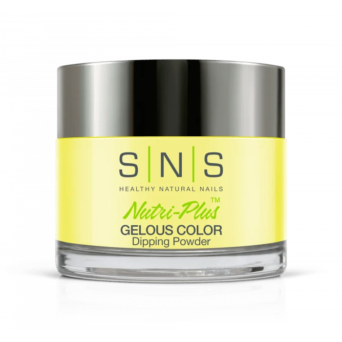 Durable nail polish top coat-SNS Dip Powder BD01 Fashionista Yellow