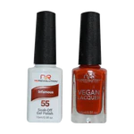 Crystal nail art designs-NuRevolution Trio Duo Gel & Lacquer 055 Infamous