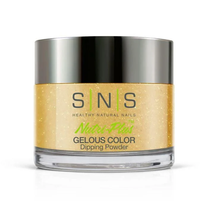 Multi-tone nail gel shades-SNS Dip Powder NV20 Golden Swaths