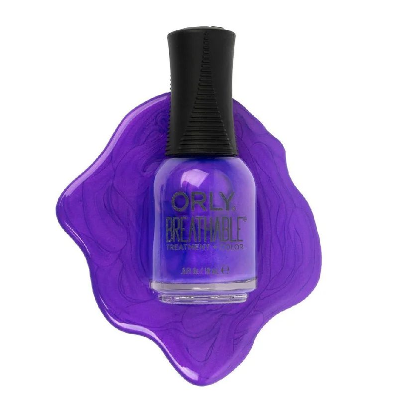 Chrome nail gel polish-Orly Nail Lacquer Breathable - Alloy Matey - #2060101