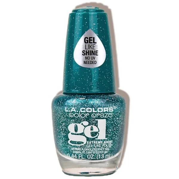 Satin nail gel finish-LA Colors Riot Shimmer Gel Polish