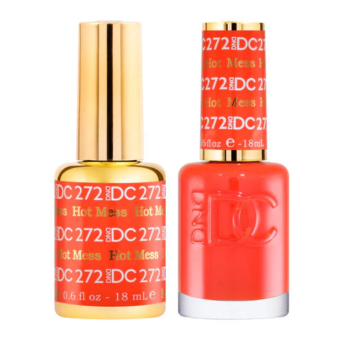 Rapid-dry nail top coat-DND DC Duo - Hot Mess - 272